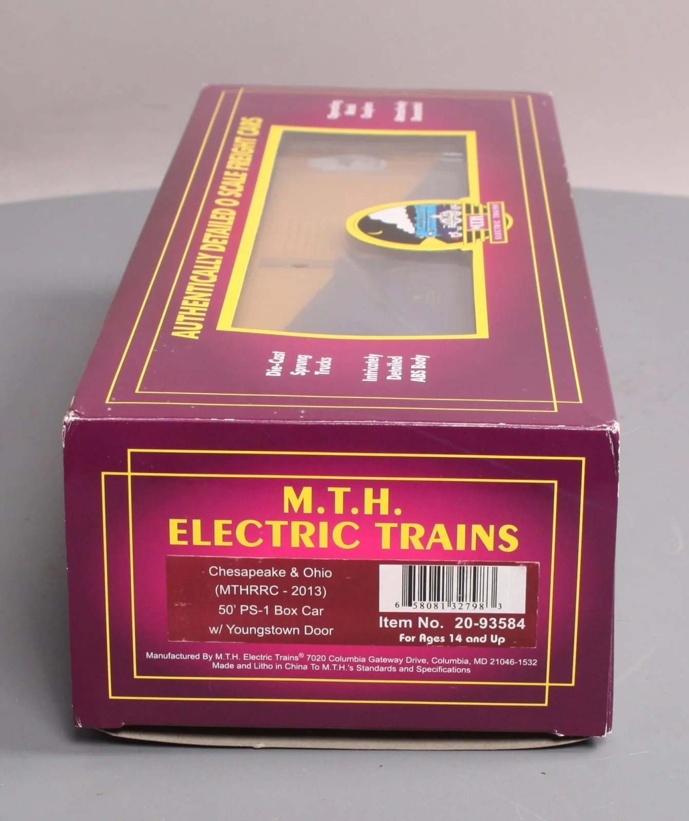 MTH 20-93584 Chesapeake & Ohio 50' PS-1 Box Car w/Youngstown Door #21299 LN/Box - Image 11