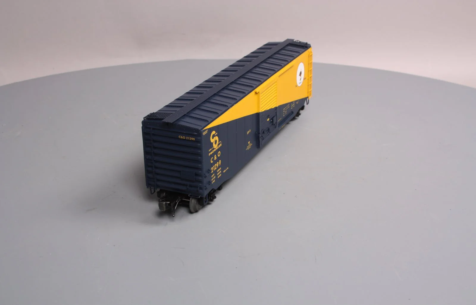 MTH 20-93584 Chesapeake & Ohio 50' PS-1 Box Car w/Youngstown Door #21299 LN/Box - Image 9