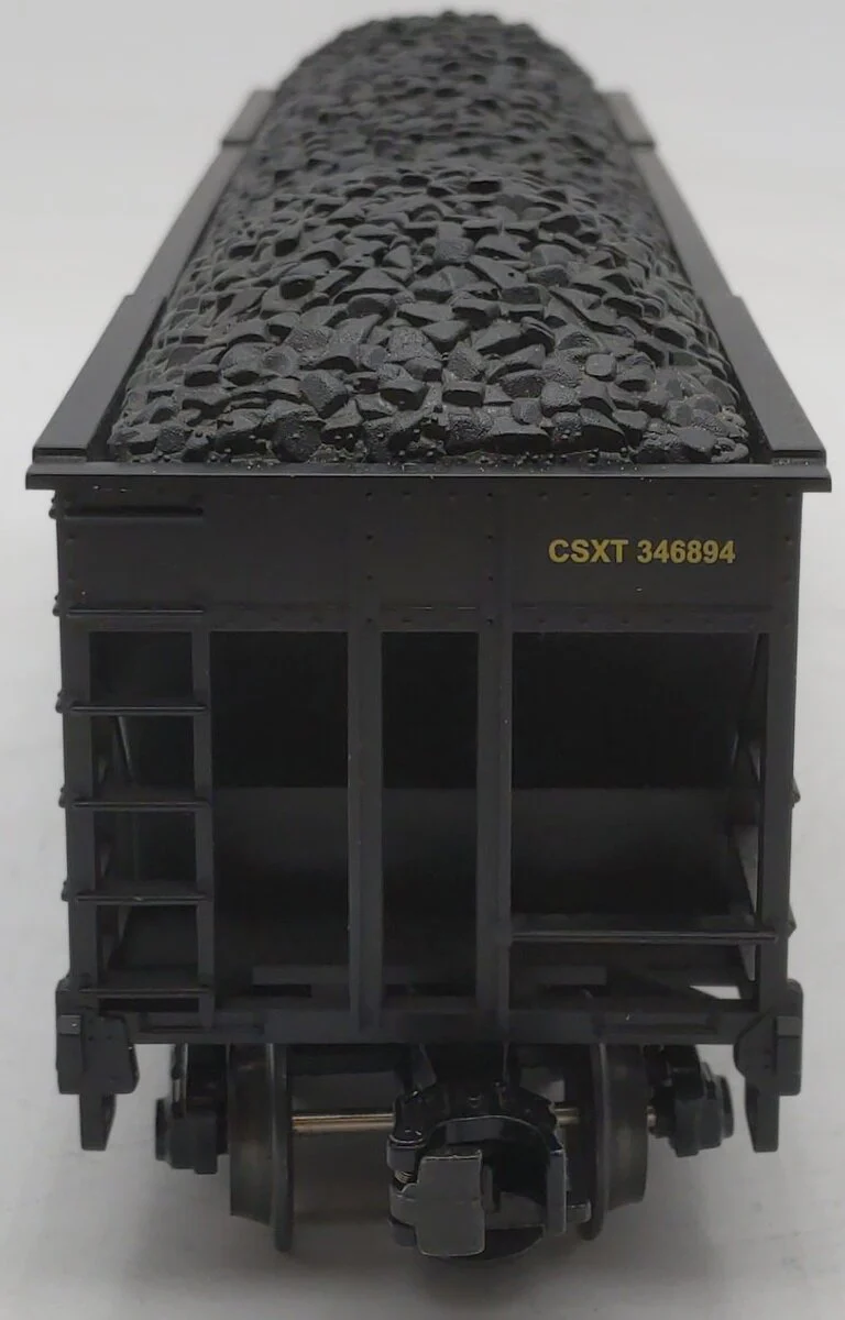 MTH 20-97407 O CSX 4-Bay Hopper Car w/ Coal Load #346894 LN/Box - Image 6