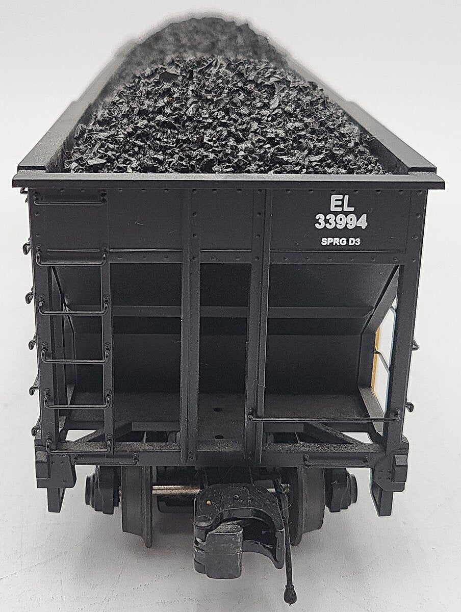 MTH 20-97582 O Gauge Erie Lackawanna 4-Bay Hopper Car #33890 with Coal Load LN/Box - Image 5