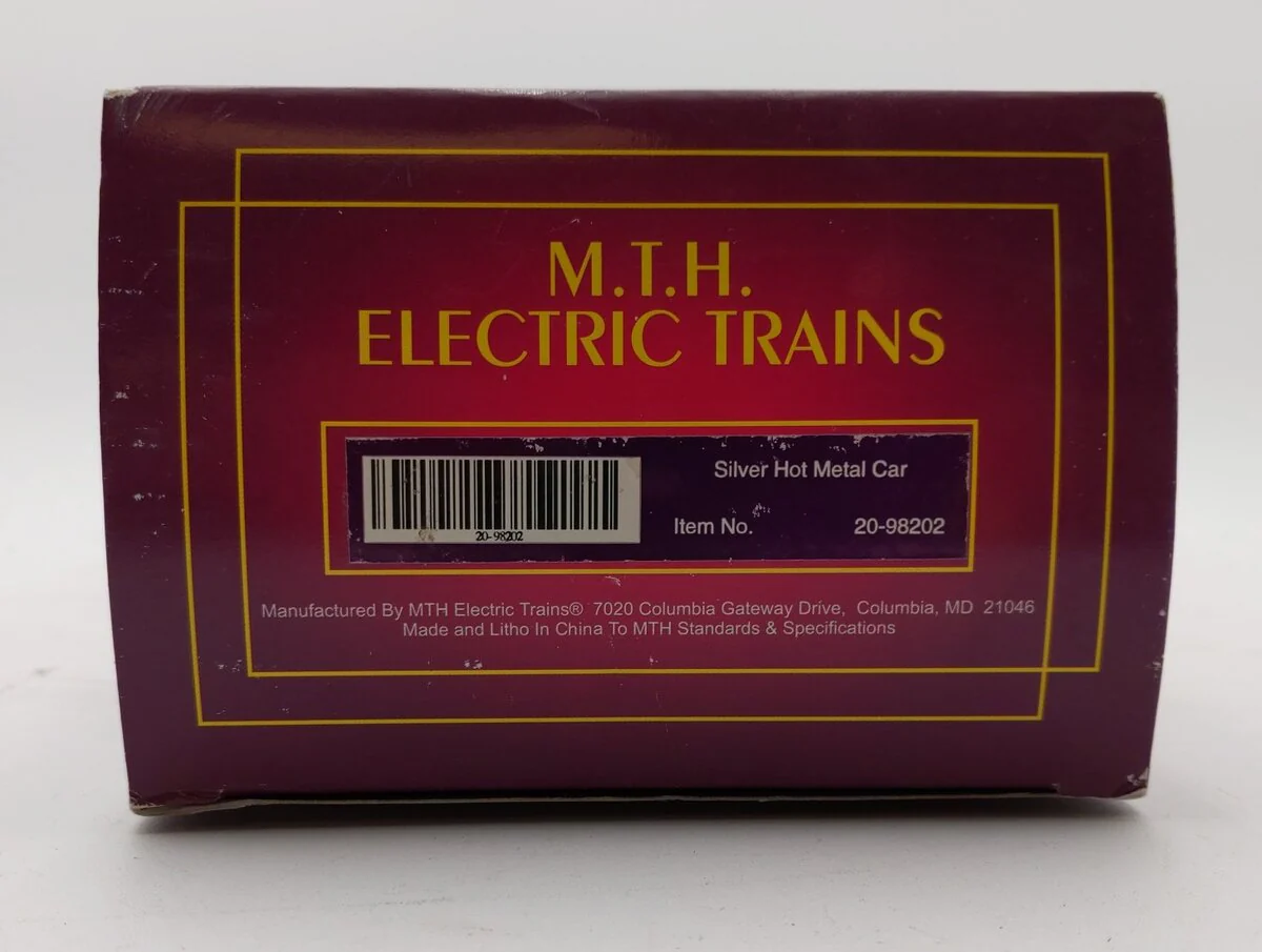 MTH 20-98202 O Gauge Silver Hot Metal Car #49 LN/Box - Image 5