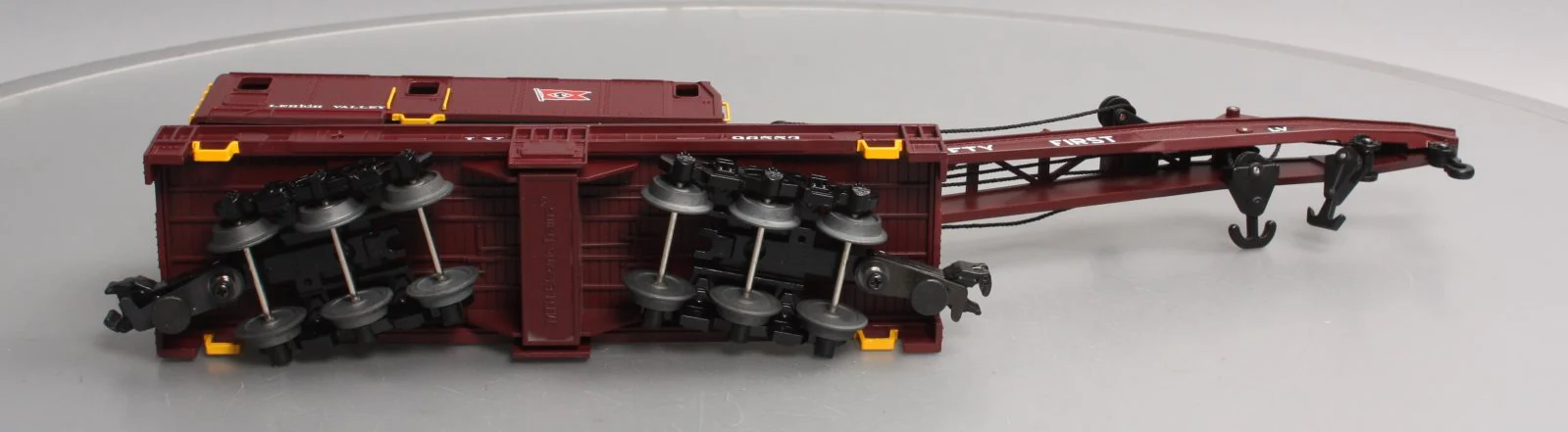 MTH 20-98221 O Gauge Lehigh Valley Crane Car #96553 LN/Box - Image 11