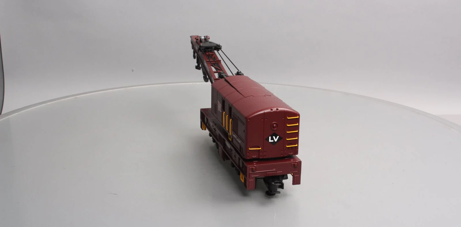 MTH 20-98221 O Gauge Lehigh Valley Crane Car #96553 LN/Box - Image 8