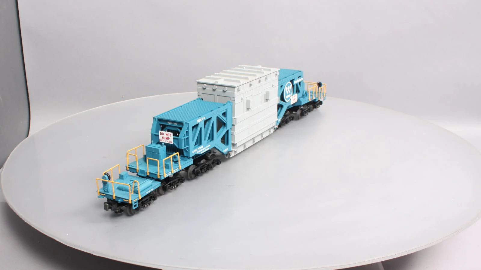 MTH 20-98232 O Gauge Westinghouse Schnabel Flatcar #203 w/ Transformer NIB - Image 9