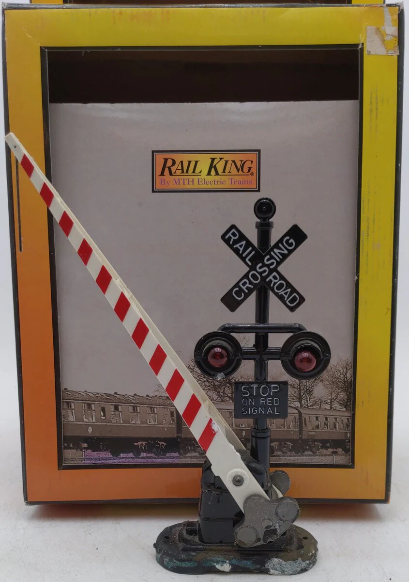 MTH 30-1073 #262 Highway Flasher/Crossing Gate VG/Box