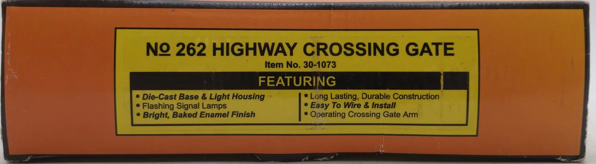 MTH 30-1073 #262 Highway Flasher/Crossing Gate VG/Box - Image 8