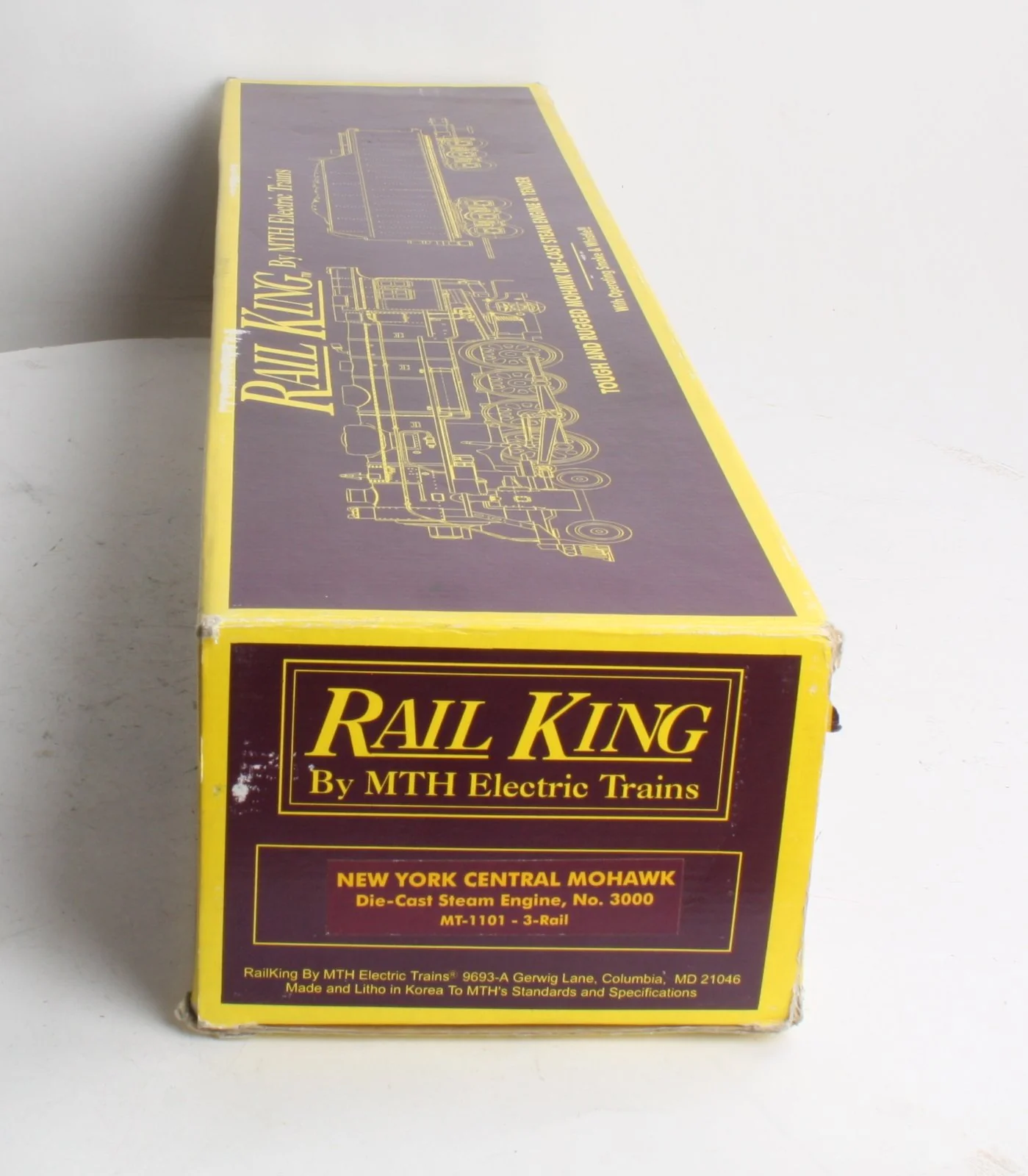 MTH 30-1101 NYC 4-8-2 L-3 Mohawk Steam Locomotive & Tender #3000 LN/Box - Image 10