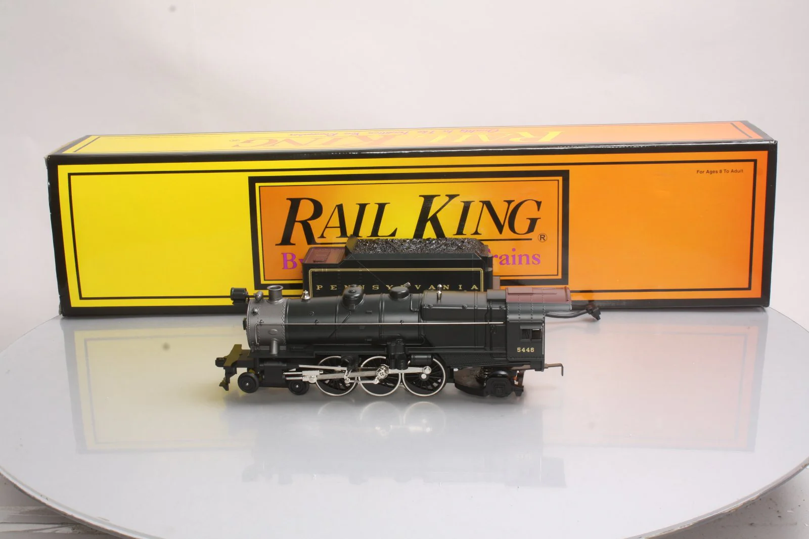 MTH 30-1138-1 O PRR 4-6-2 Pacific K-4s Steam Locomotive & Tender #5446 w/PS1 LN/Box