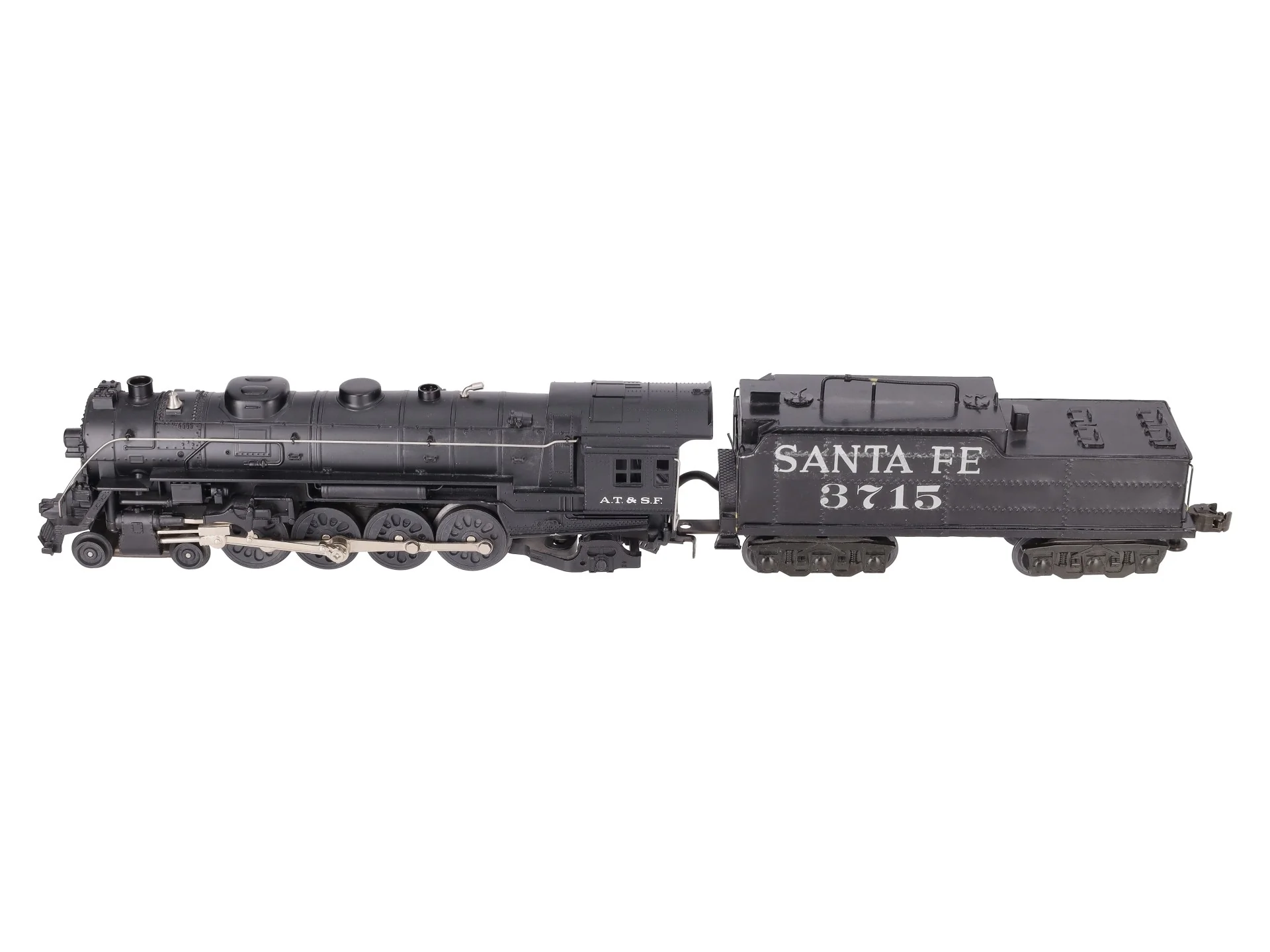 MTH 30-1265-1 SF 4-8-2 Northern Steam Locomotive w/ Tender #3715 - Custom