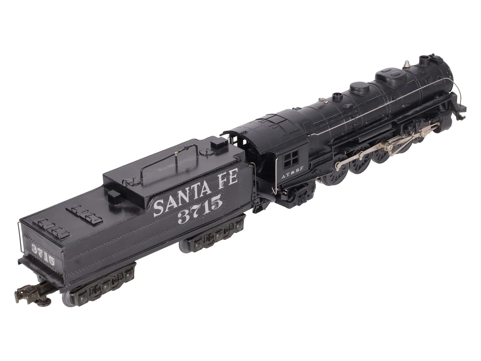 MTH 30-1265-1 SF 4-8-2 Northern Steam Locomotive w/ Tender #3715 - Custom - Image 4