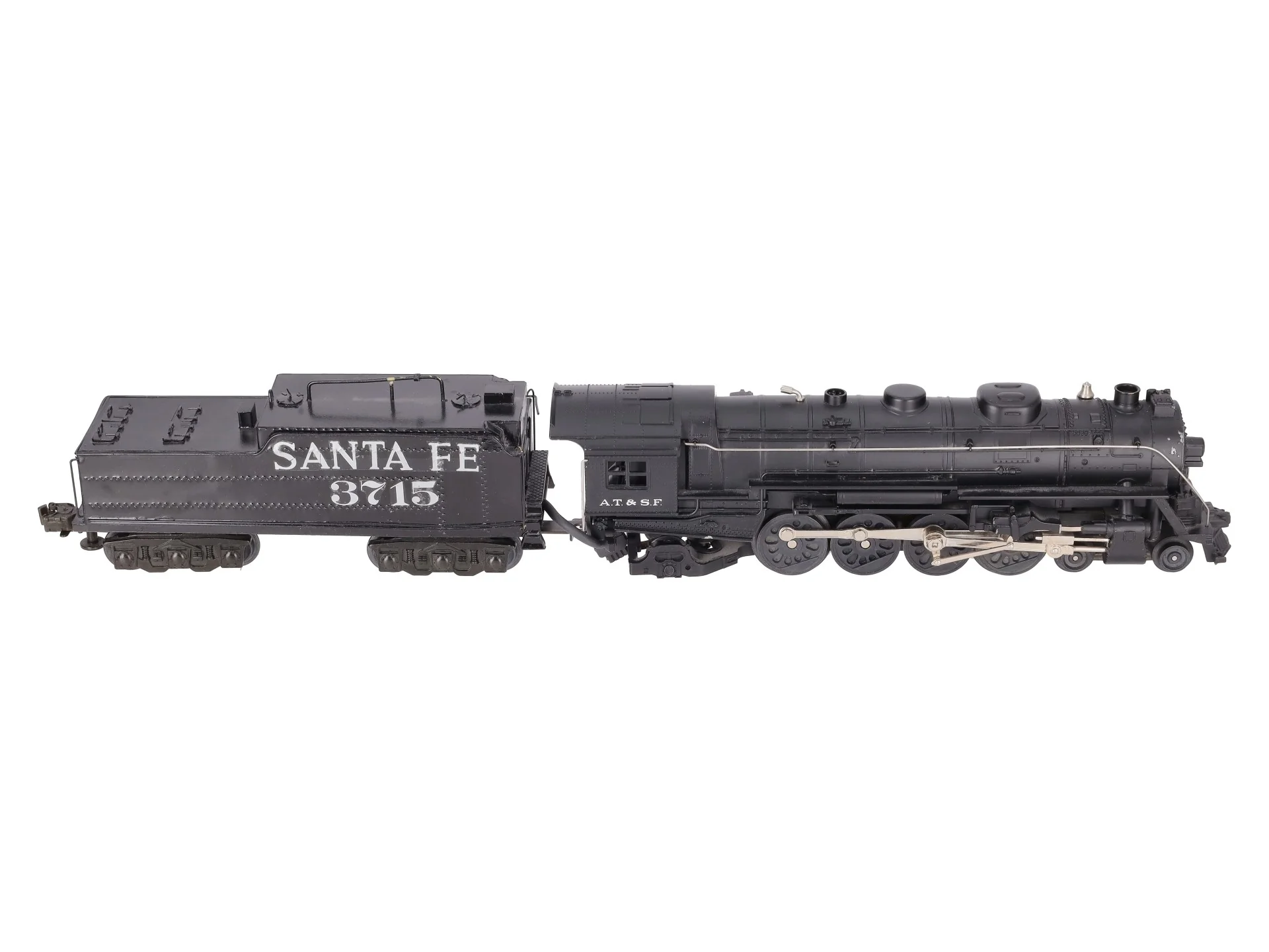 MTH 30-1265-1 SF 4-8-2 Northern Steam Locomotive w/ Tender #3715 - Custom - Image 5
