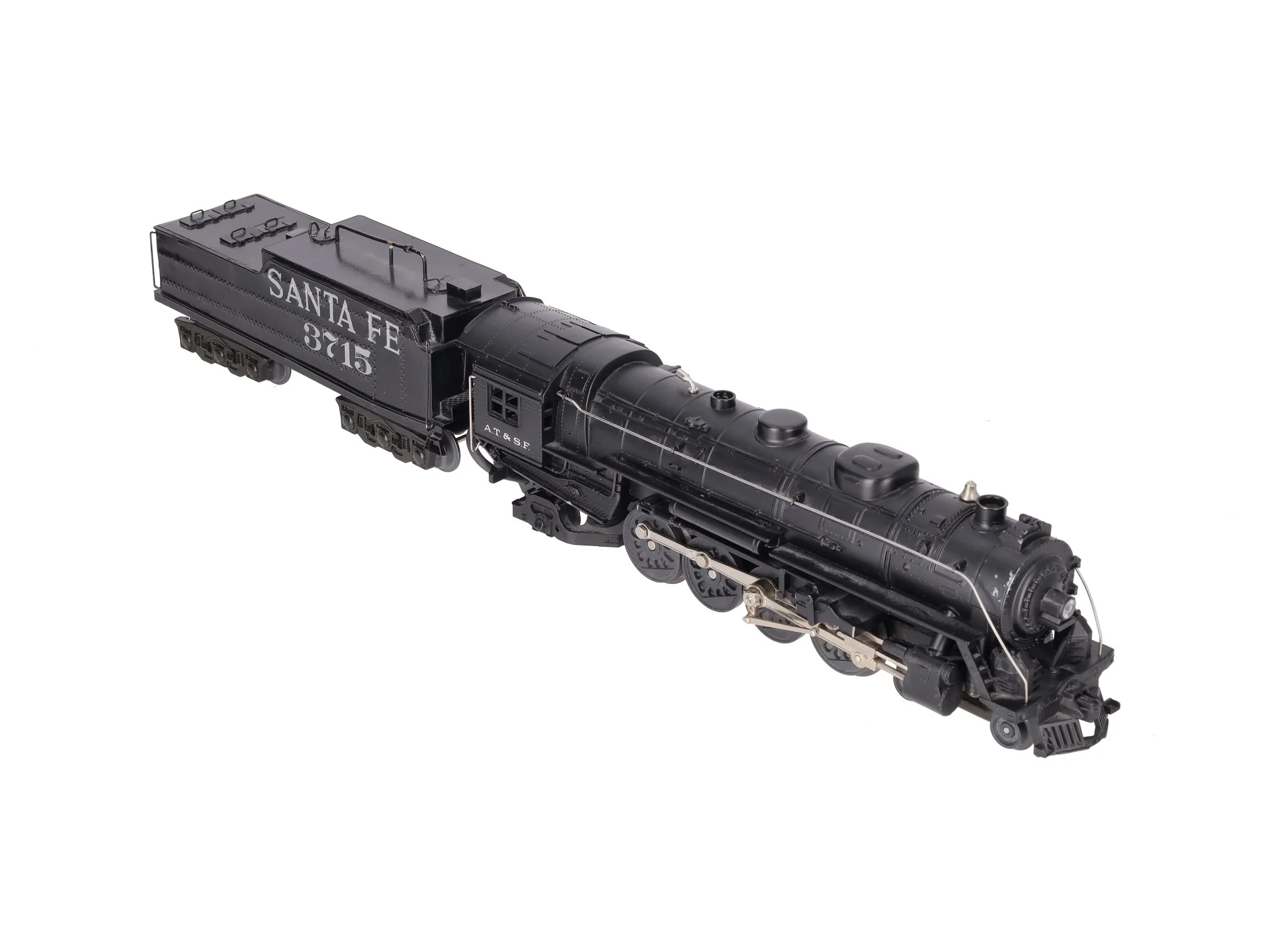 MTH 30-1265-1 SF 4-8-2 Northern Steam Locomotive w/ Tender #3715 - Custom - Image 6