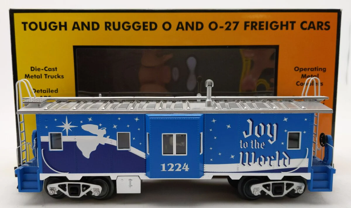MTH 30-20641-1 O Gauge Christmas Bay Window Caboose LN/Box