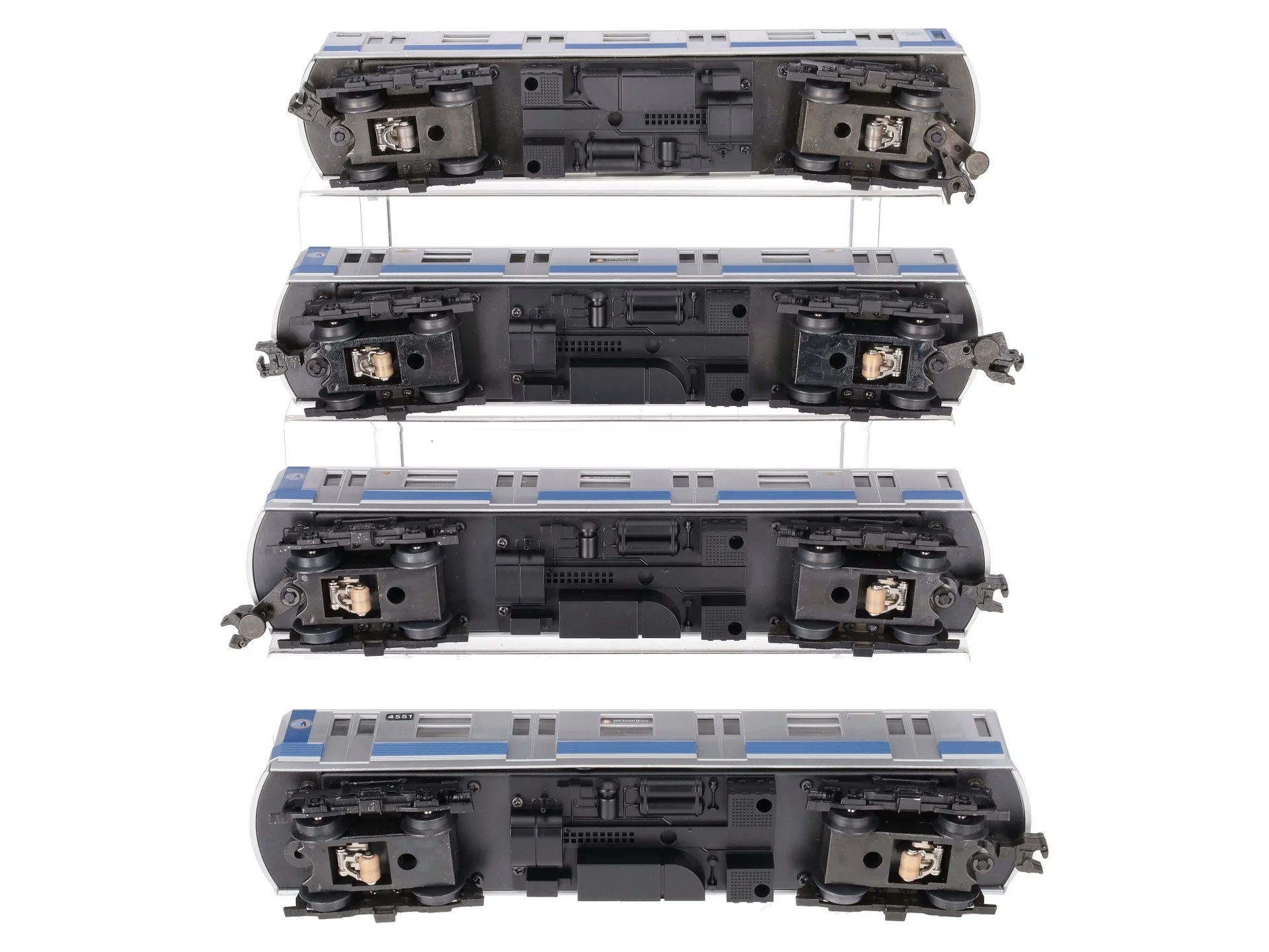 MTH 30-2122-0 O MTA New York City R-42 Subway Car Set (Set of 4) EX - Image 4
