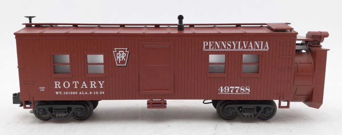 MTH 30-2124 O Gauge Pennsylvania Rotary Snow Plow #497788 EX/Box - Image 2