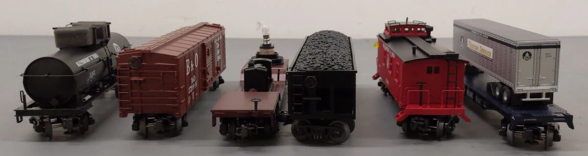 MTH 30-7010 O Baltimore & Ohio RailKing Freight Car Set (Set of 6) LN/Box - Image 6