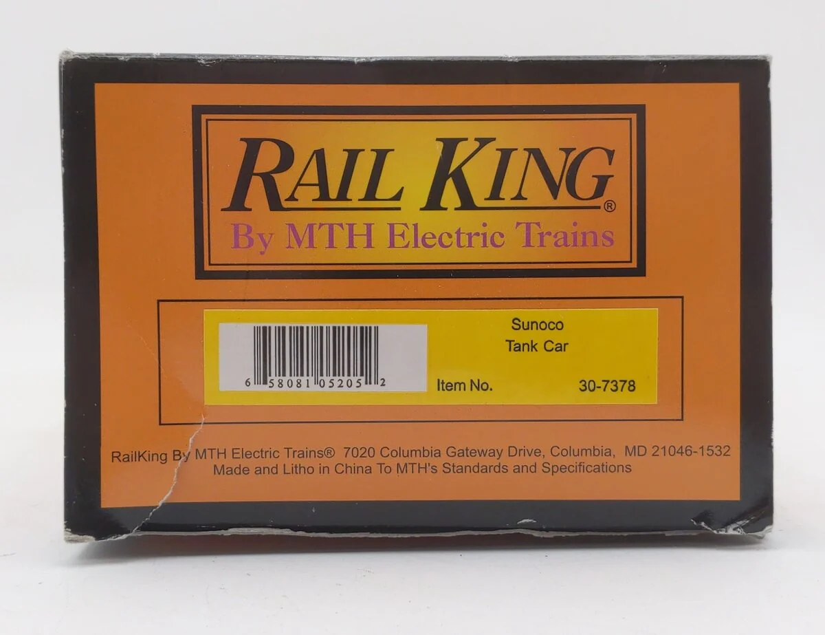MTH 30-7378 O Gauge Sunoco Single Dome Tank Car #8956 LN/Box - Image 5