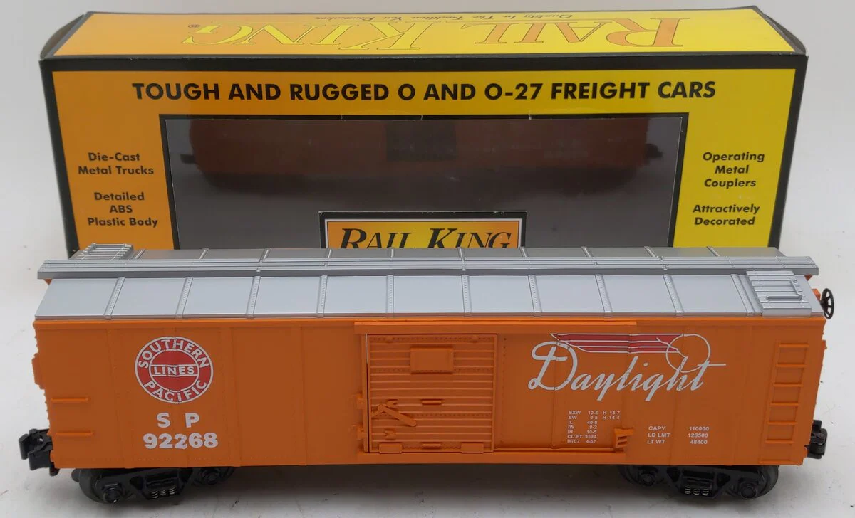 MTH 30-7441 O Gauge Southern Pacific Daylight Boxcar #92268 LN/Box