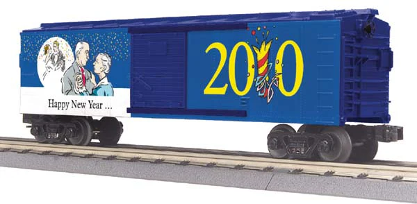 MTH 30-74536 Happy New Year Box Car NIB