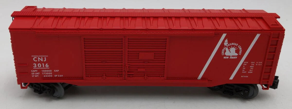 MTH 30-74861 O Gauge Jersey Central 40' Double Door Box Car #3016 LN/Box - Image 2