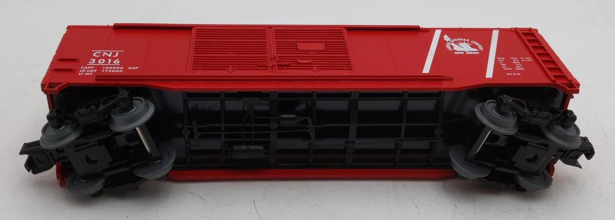 MTH 30-74861 O Gauge Jersey Central 40' Double Door Box Car #3016 LN/Box - Image 4