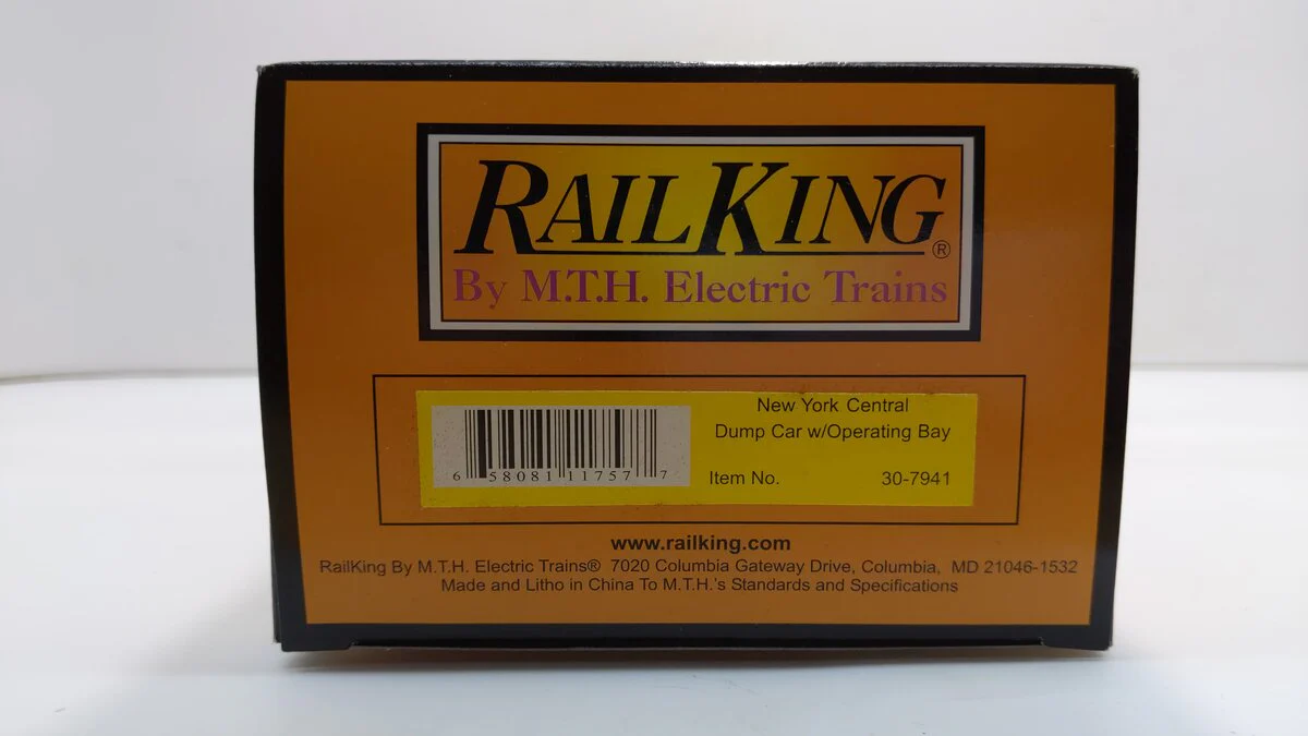 MTH 30-7941 O Gauge New York Central Dump Car #X29225 w/Operating Bay LN/Box - Image 5