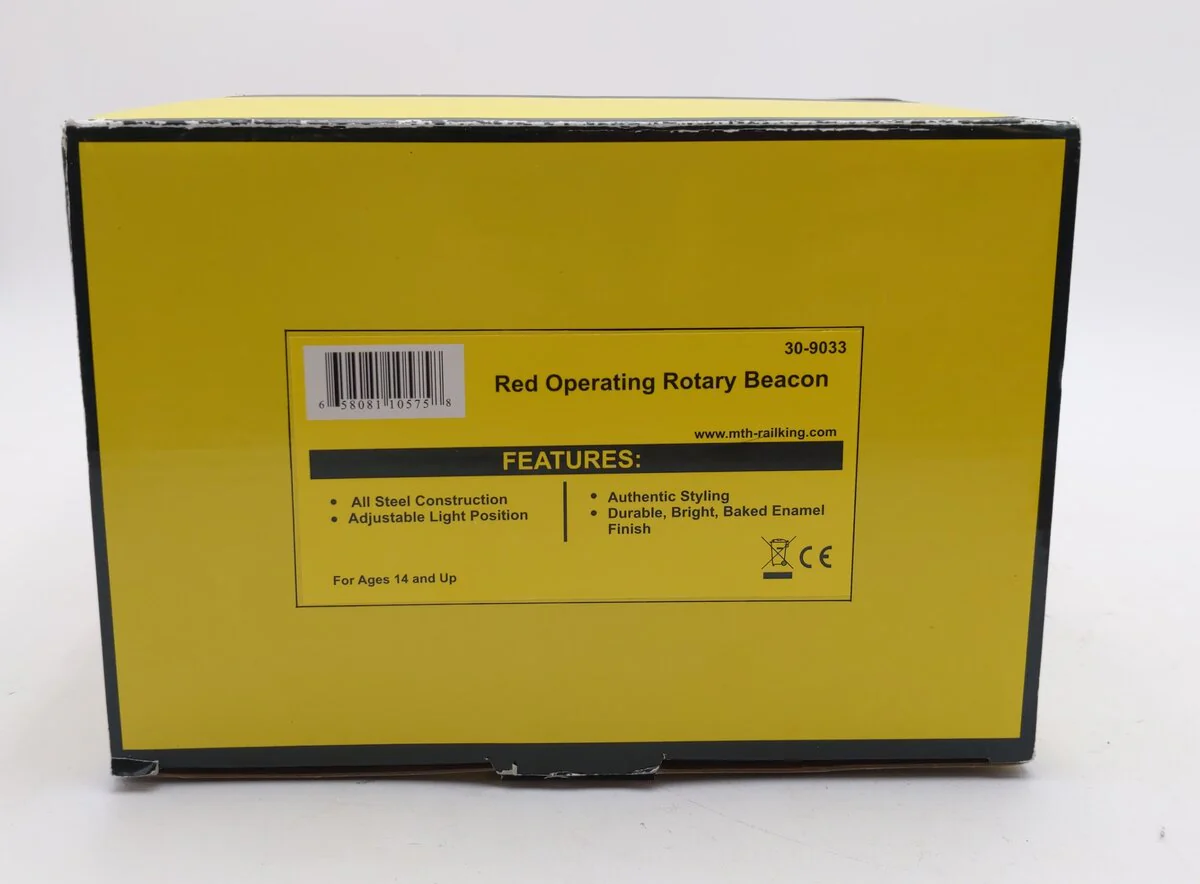 MTH 30-9033 O Gauge #394 Operating Red & Green Rotating Aircraft Beacon LN/Box - Image 6