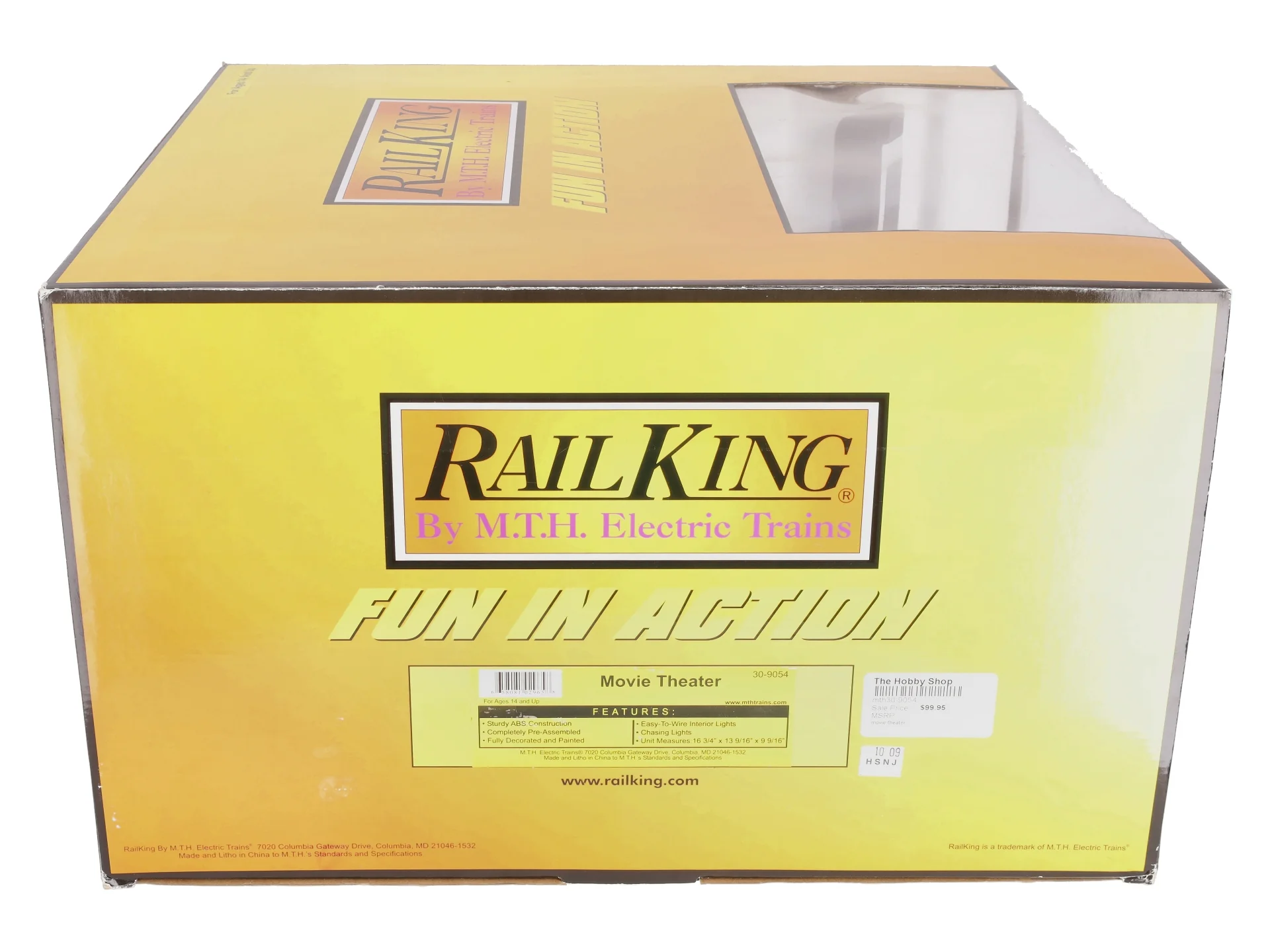 MTH 30-9054 O Railtowne Movie Theater NIB - Image 5