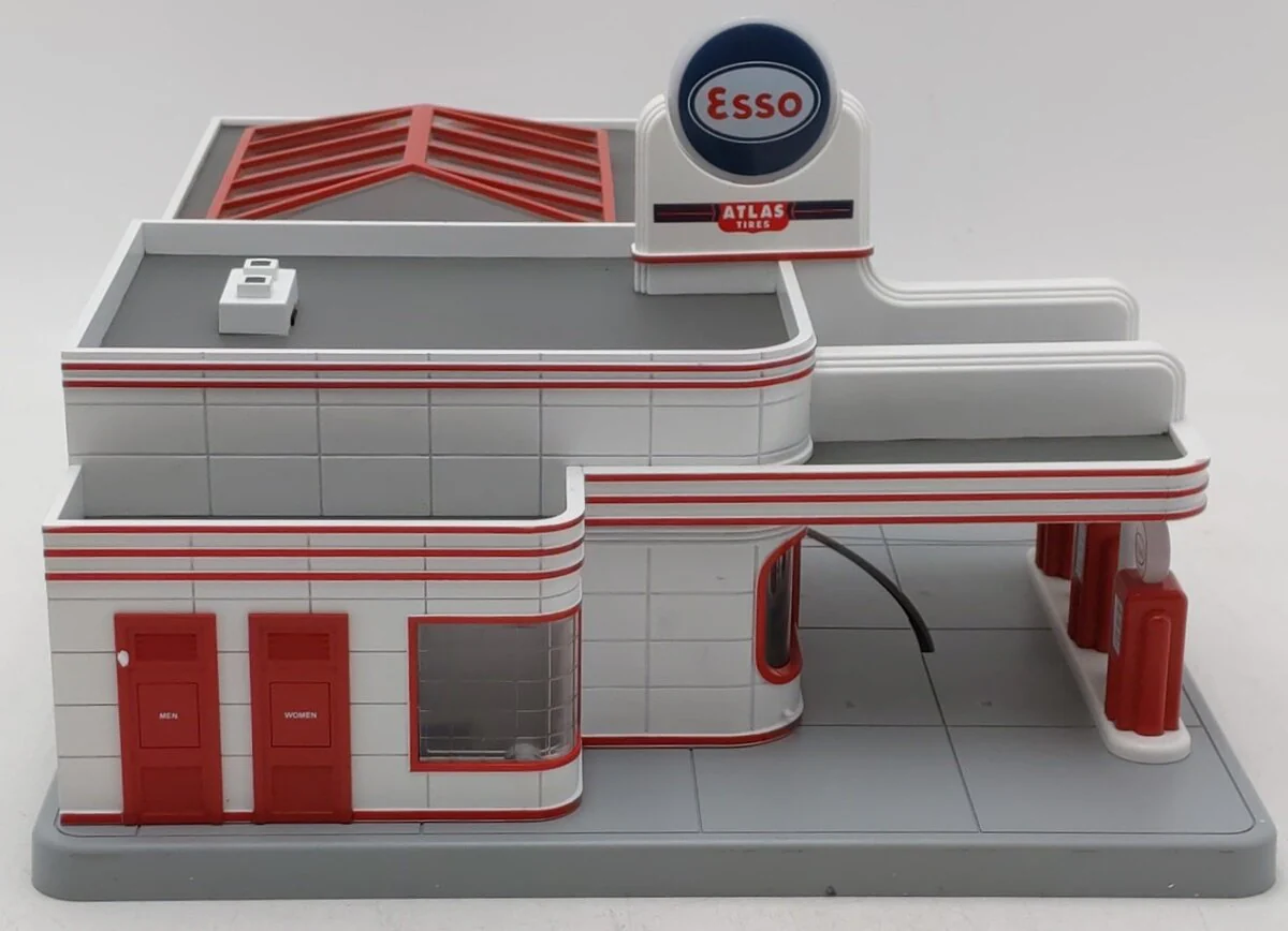 MTH 30-9106 O Gauge Esso Operating Gas Station EX/Box - Image 5