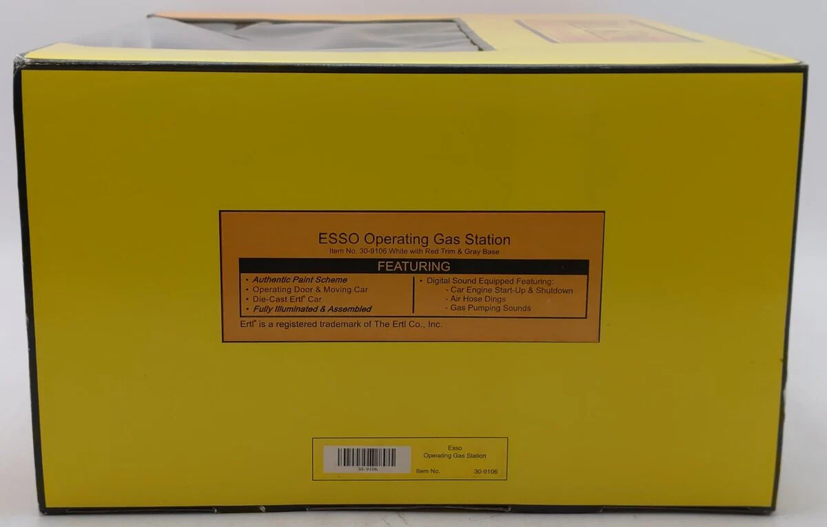 MTH 30-9106 O Gauge Esso Operating Gas Station EX/Box - Image 8