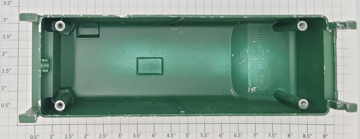 MTH 30-SCL Southern Crescent Limited Green and Gold Painted Tender Shell #1396 - Image 4