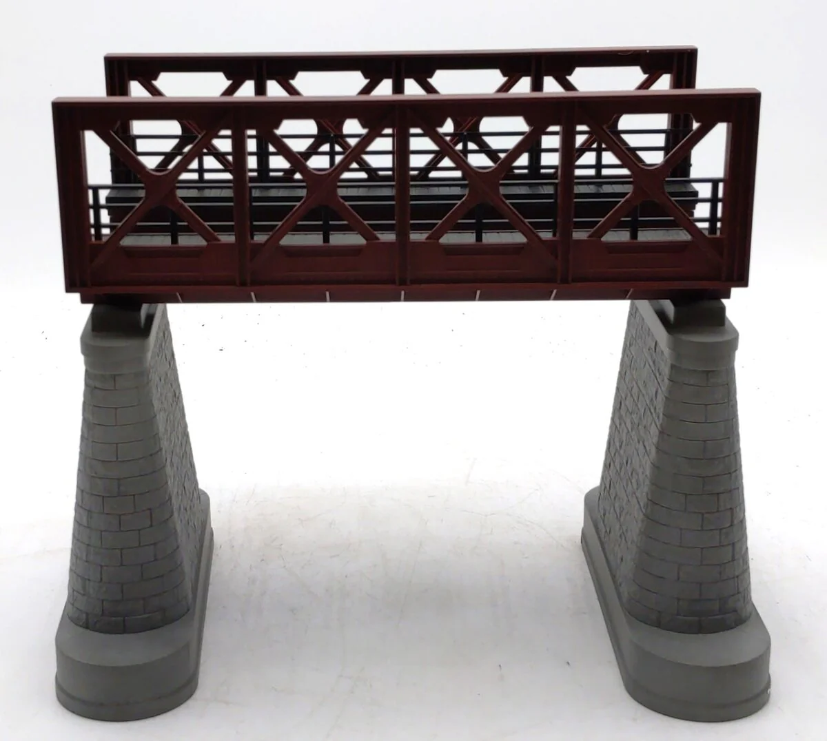 MTH 40-1032 O Gauge Rust Girder Bridge and Bridge Piers NIB - Image 2