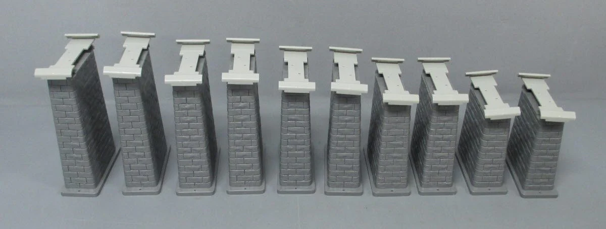 MTH 40-1113 O Lionel FasTrack Graduated Trestle System Set (Pack of 24) EX/Box - Image 5