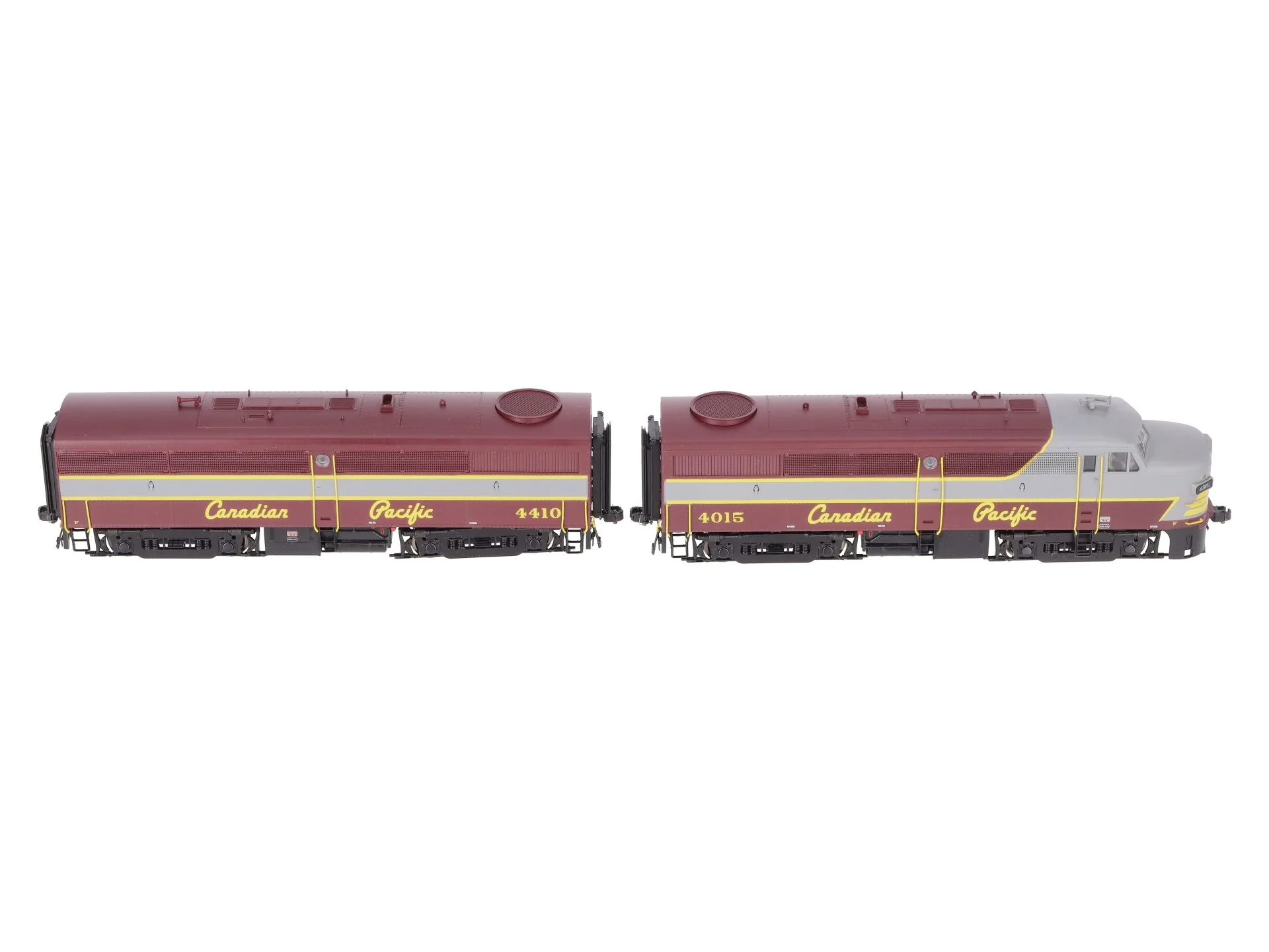 MTH 80-2206-1 HO Canadian Pacific FA-1 A/B Diesel Locomotives #4015/#4410 EX/Box - Image 10