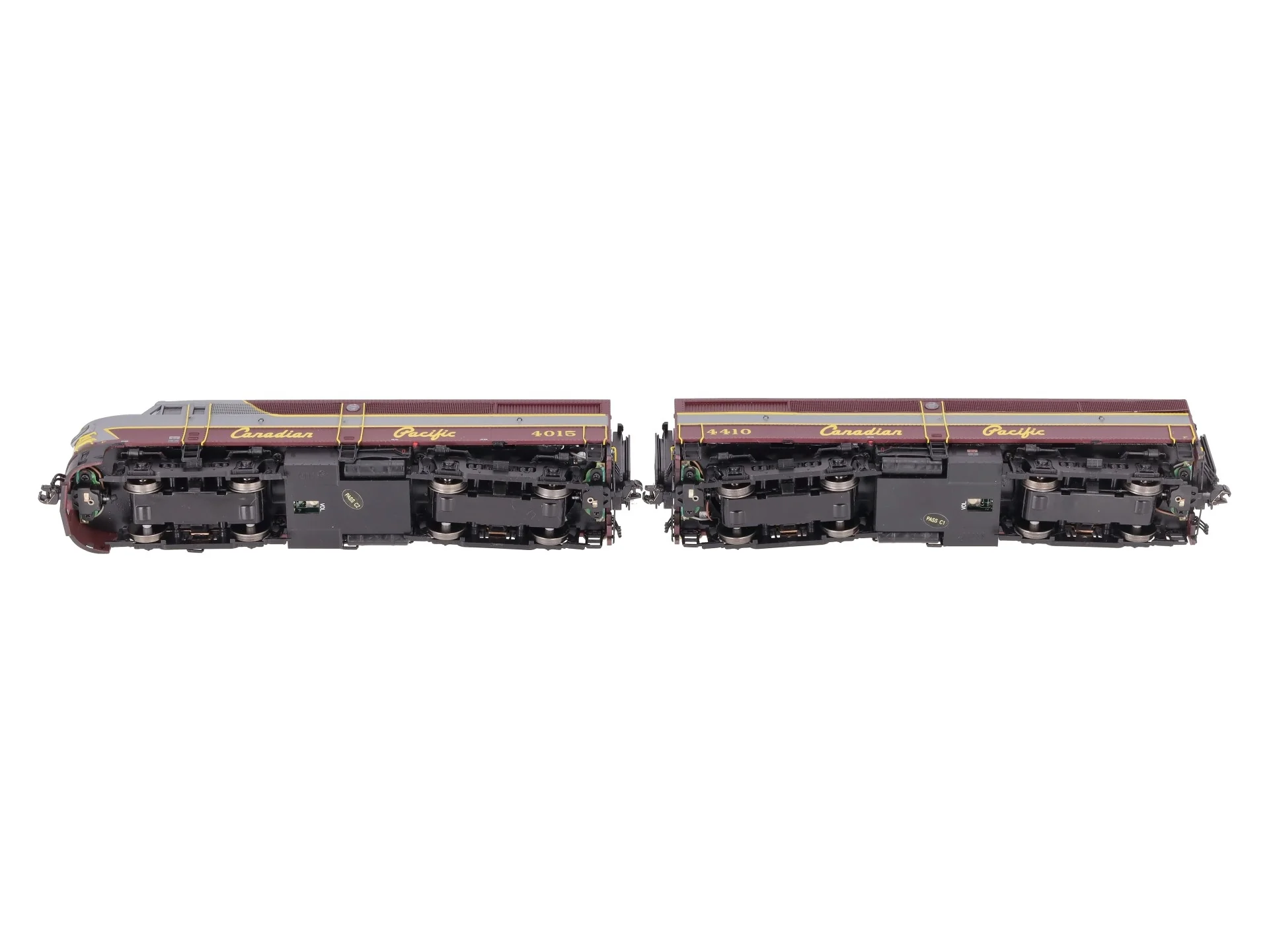MTH 80-2206-1 HO Canadian Pacific FA-1 A/B Diesel Locomotives #4015/#4410 EX/Box - Image 5