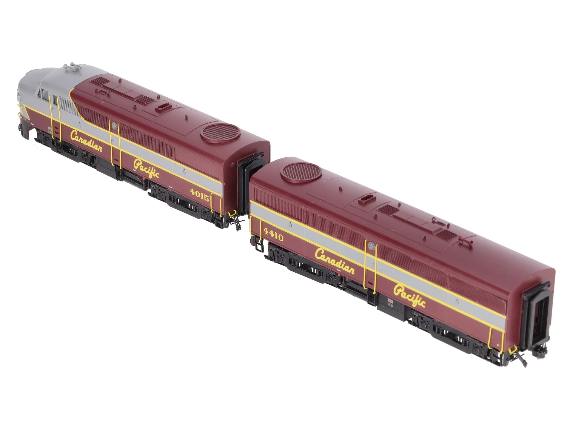 MTH 80-2206-1 HO Canadian Pacific FA-1 A/B Diesel Locomotives #4015/#4410 EX/Box - Image 7