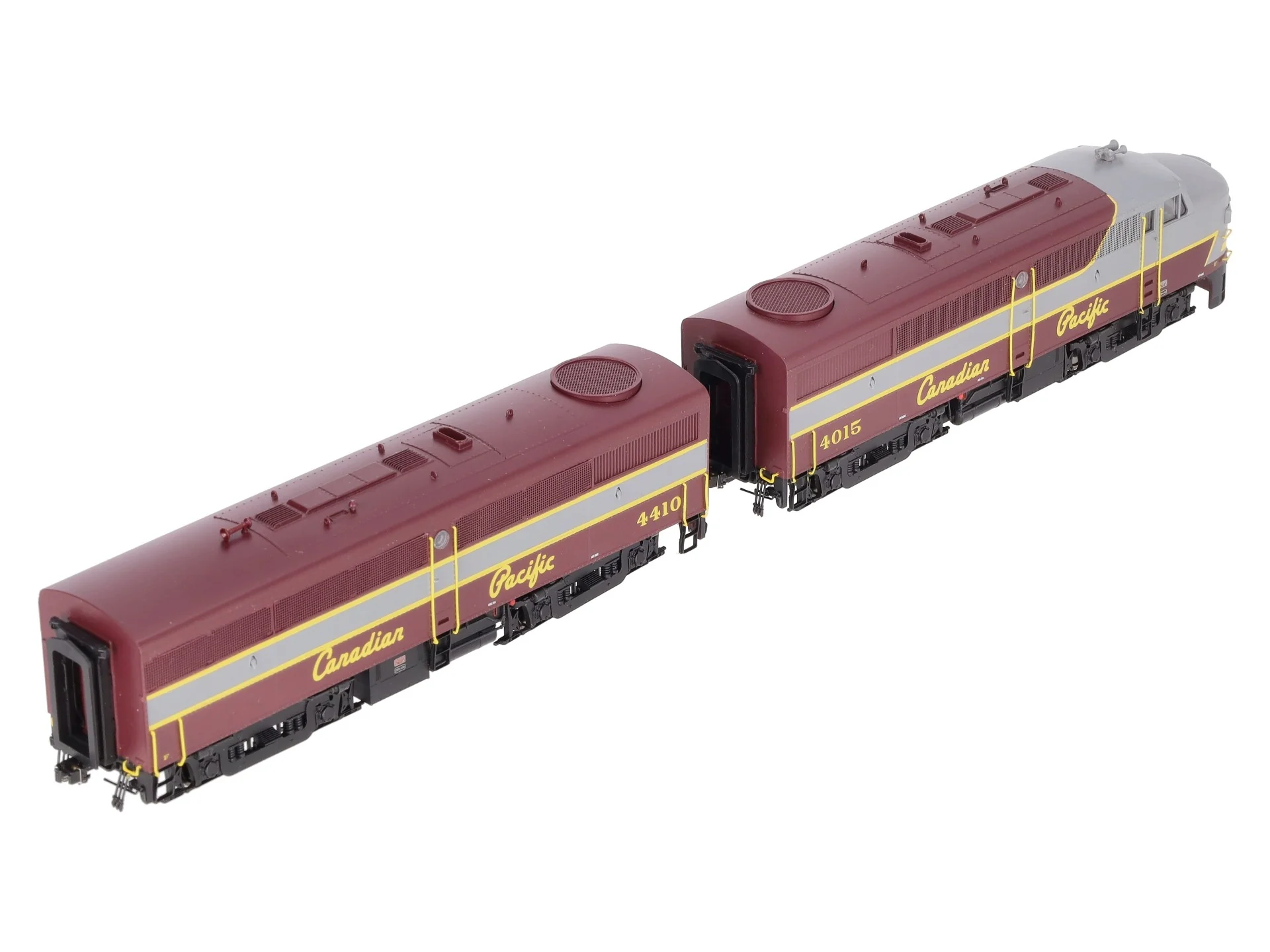 MTH 80-2206-1 HO Canadian Pacific FA-1 A/B Diesel Locomotives #4015/#4410 EX/Box - Image 9