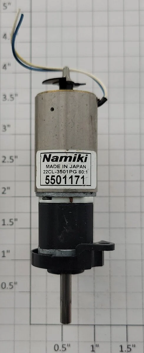 Namiki 22CL-3501PG 80:1 12-Volt DC Can Motor with Bracket