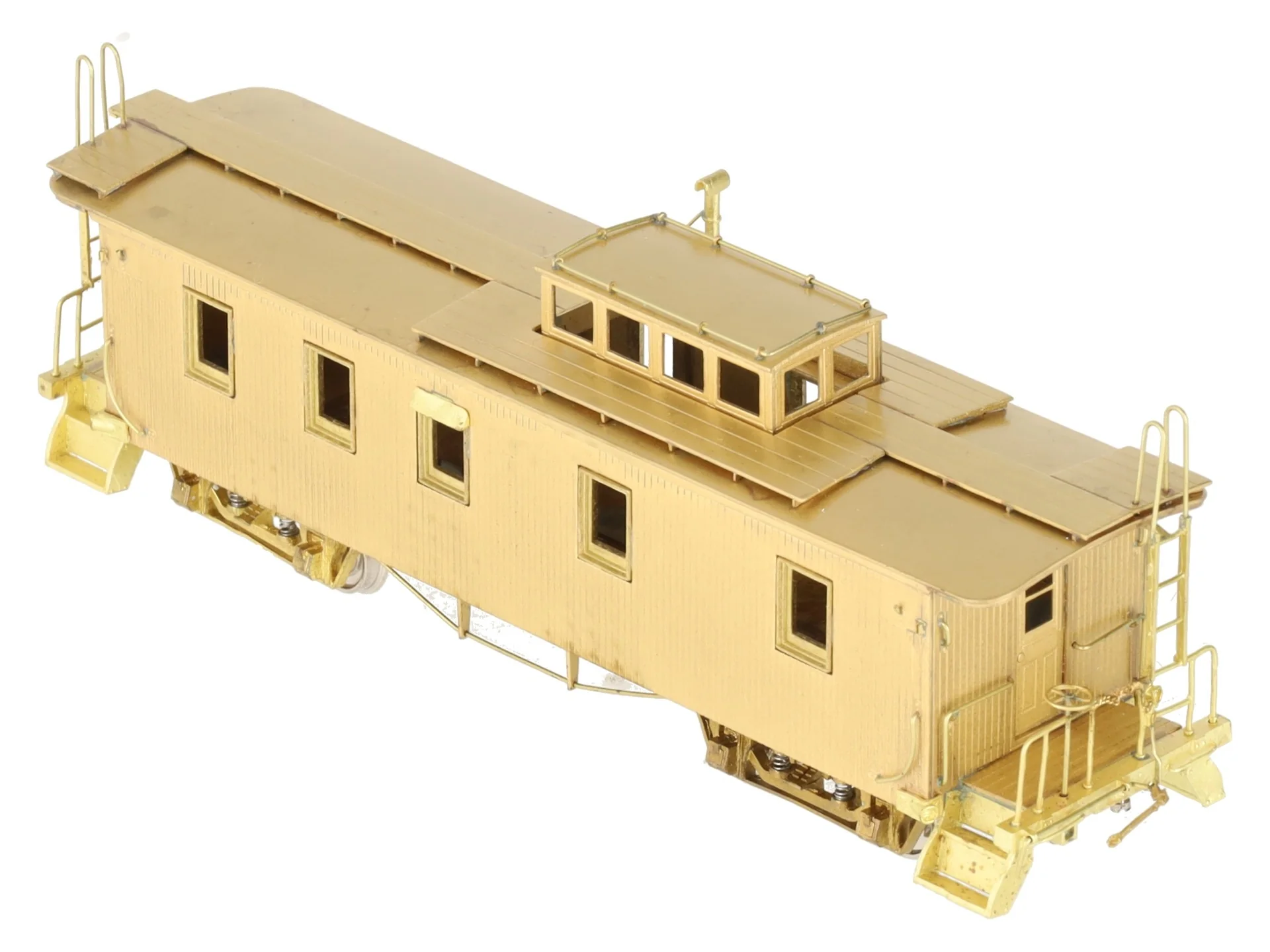 New England Rail Service 104000 HO BRASS B&M Wood Caboose #104000 Series EX/Box - Image 9
