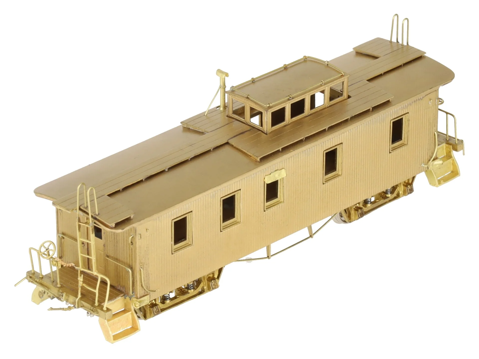 New England Rail Service 104000 HO BRASS B&M Wood Caboose #104000 Series EX/Box - Image 3