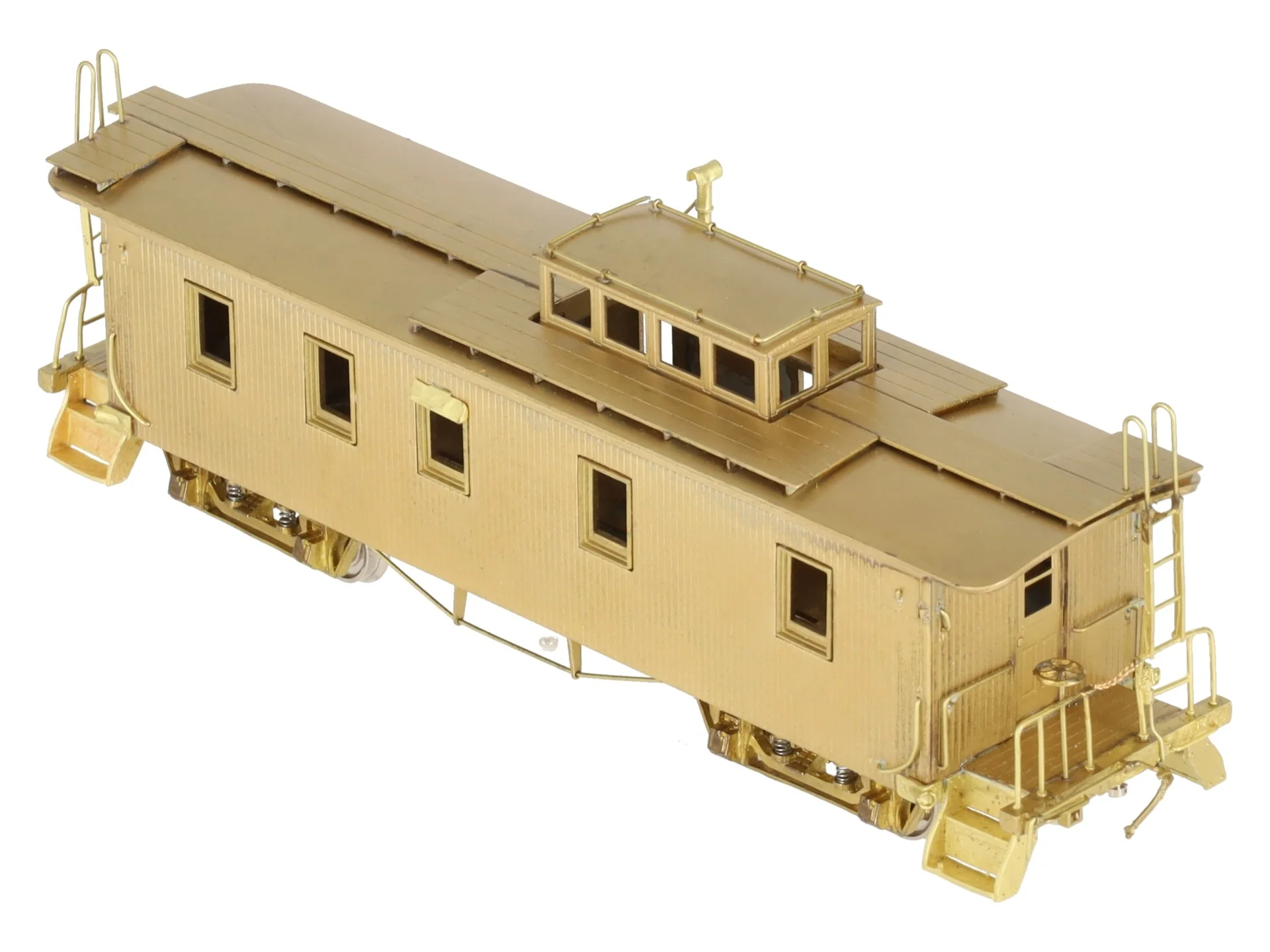 New England Rail Service 104000 HO BRASS B&M Wood Caboose #104000 Series EX/Box - Image 9