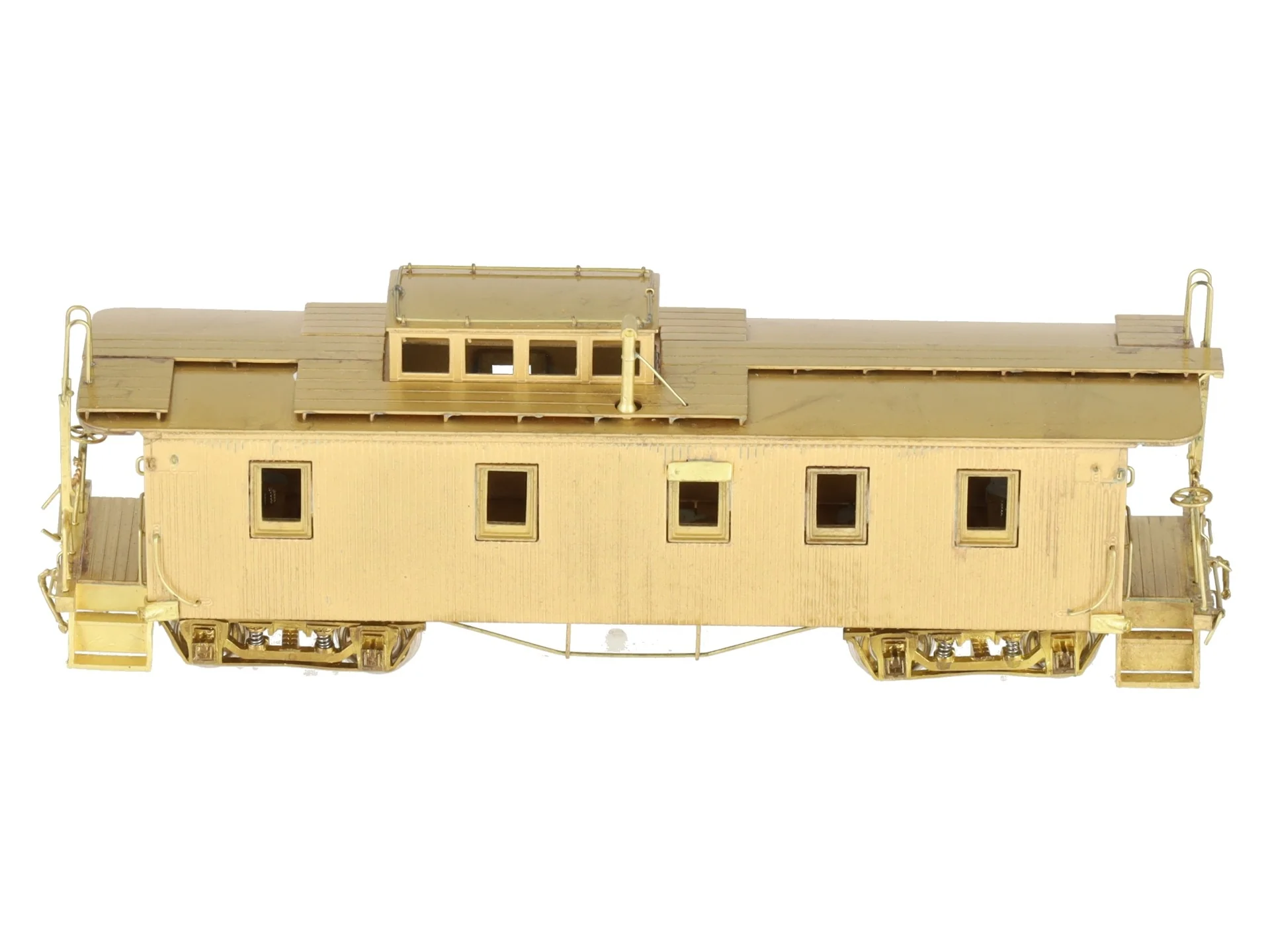 New England Rail Service 104000 HO BRASS B&M Wood Caboose #104000 Series EX/Box - Image 6