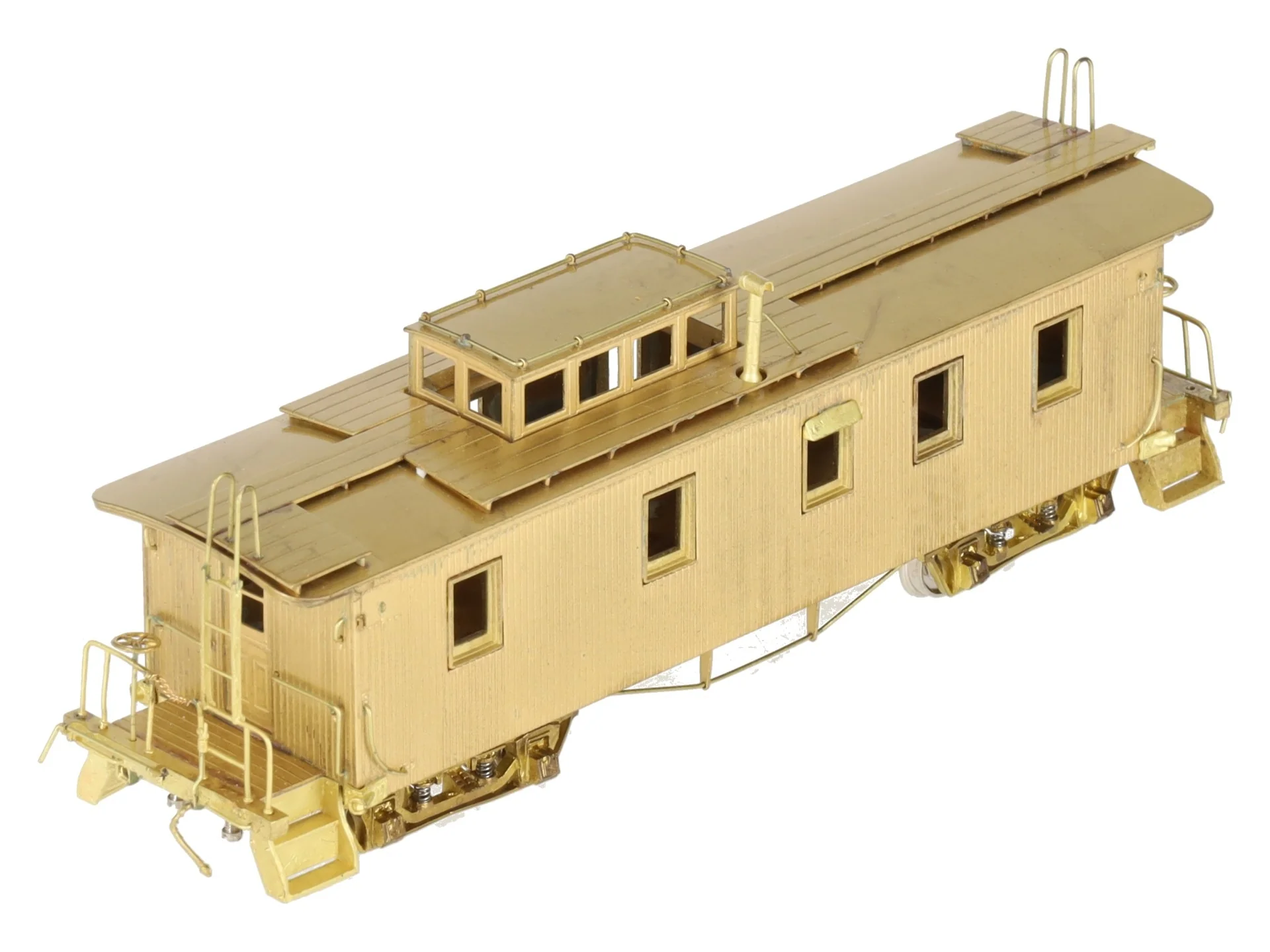 New England Rail Service 104000 HO BRASS B&M Wood Caboose #104000 Series EX/Box - Image 7