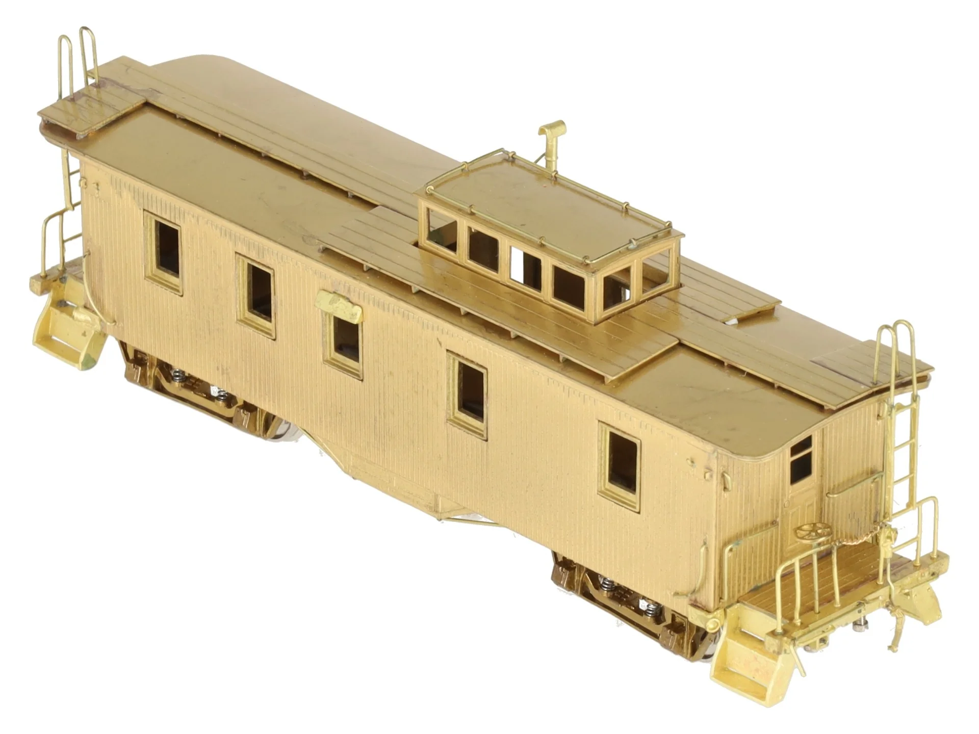 New England Rail Service 104000 HO BRASS B&M Wood Caboose #104000 Series EX/Box - Image 9