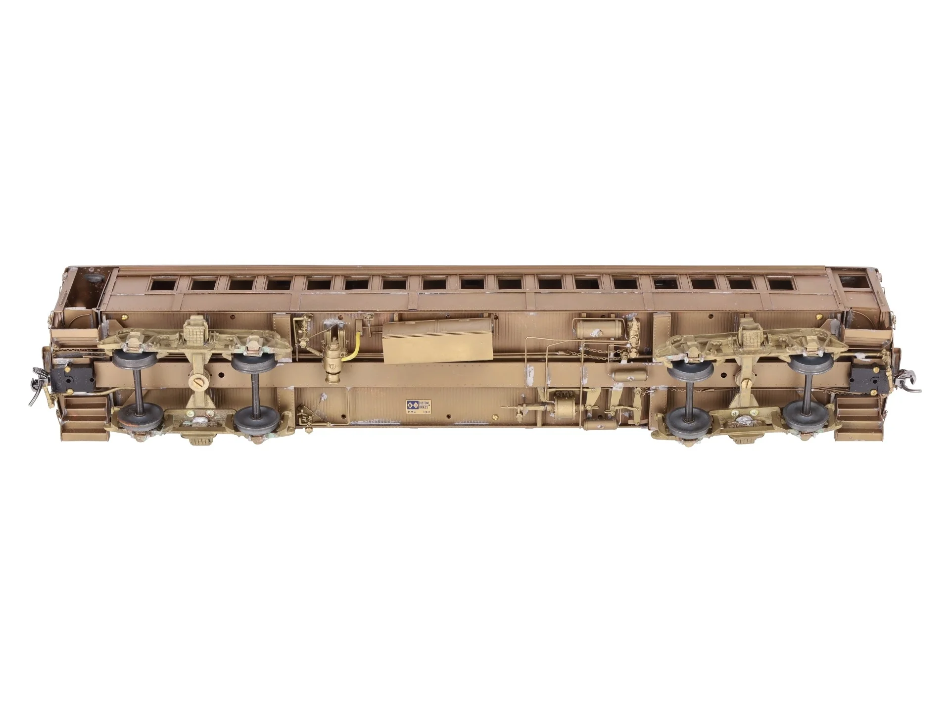 NJ Custom Brass 723 O Gauge Brass Pennsylvania R.R. P-54 Coach Car (2-Rail) EX/Box - Image 10