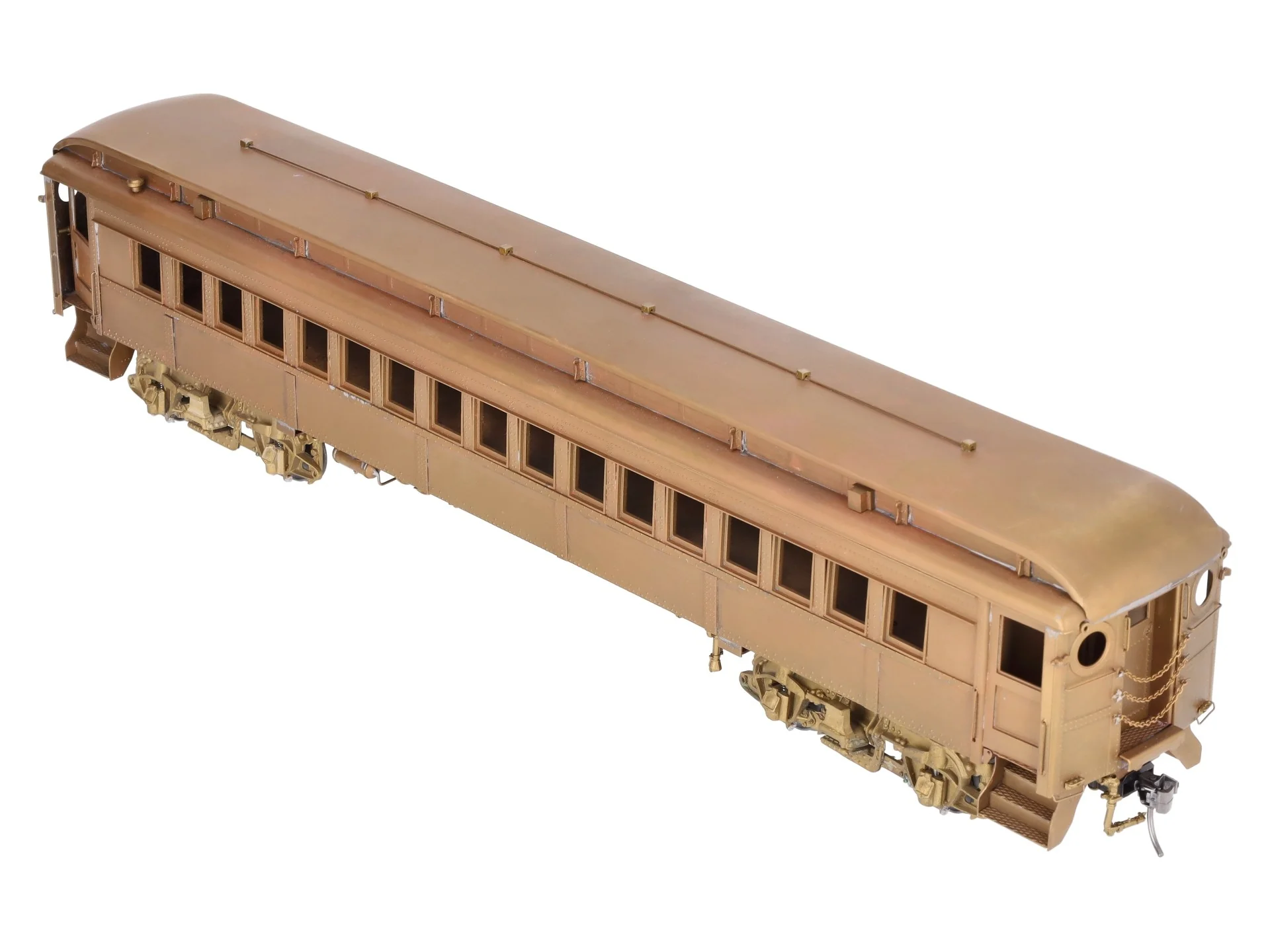 NJ Custom Brass 723 O Gauge Brass Pennsylvania R.R. P-54 Coach Car (2-Rail) EX/Box - Image 2