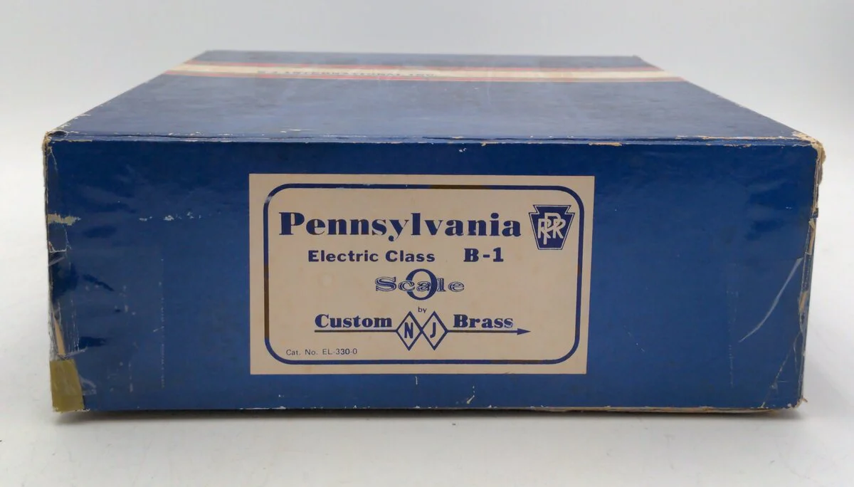 NJ Custom Brass EL-330-0 O BRASS PRR B-1 Electric Engine Set -Factory Painted EX/Box - Image 8