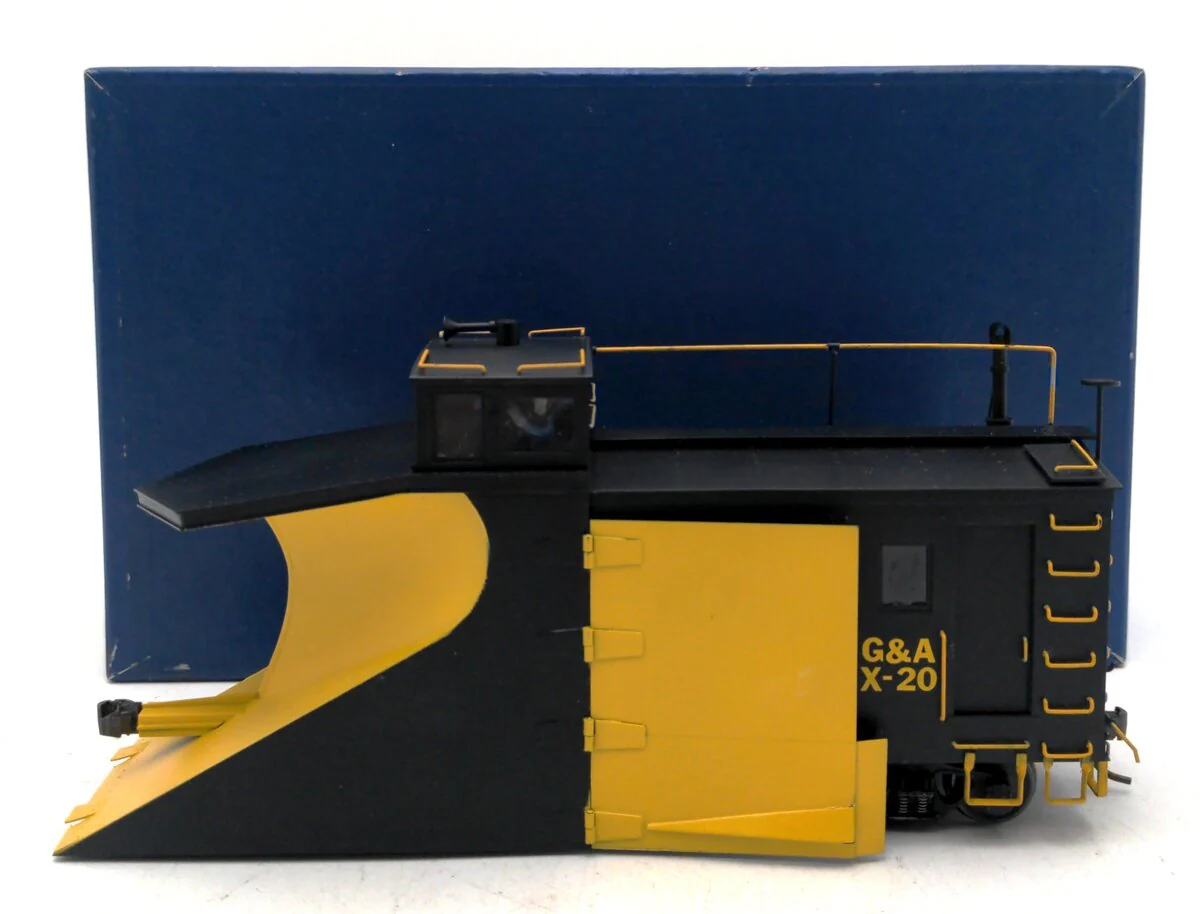 NJ Custom Brass RS-637-0 O BRASS G&A Steel Winged Snow Plow -2 Rail/Box