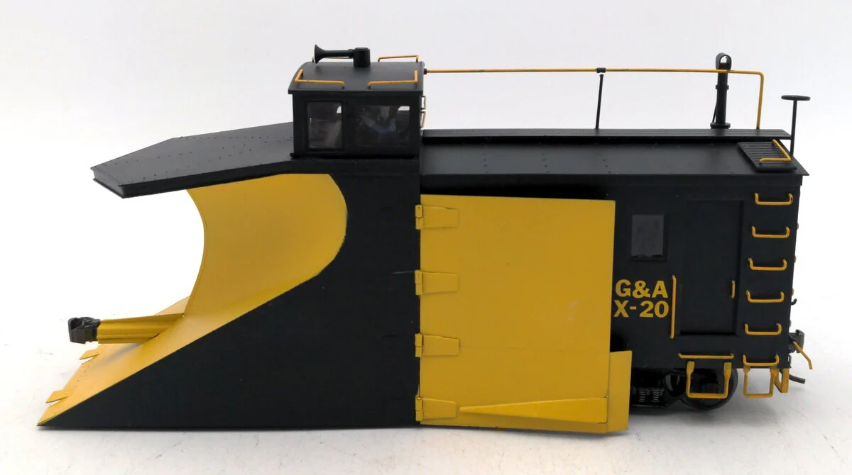 NJ Custom Brass RS-637-0 O BRASS G&A Steel Winged Snow Plow -2 Rail/Box - Image 4