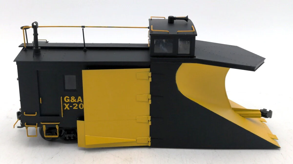 NJ Custom Brass RS-637-0 O BRASS G&A Steel Winged Snow Plow -2 Rail/Box - Image 5